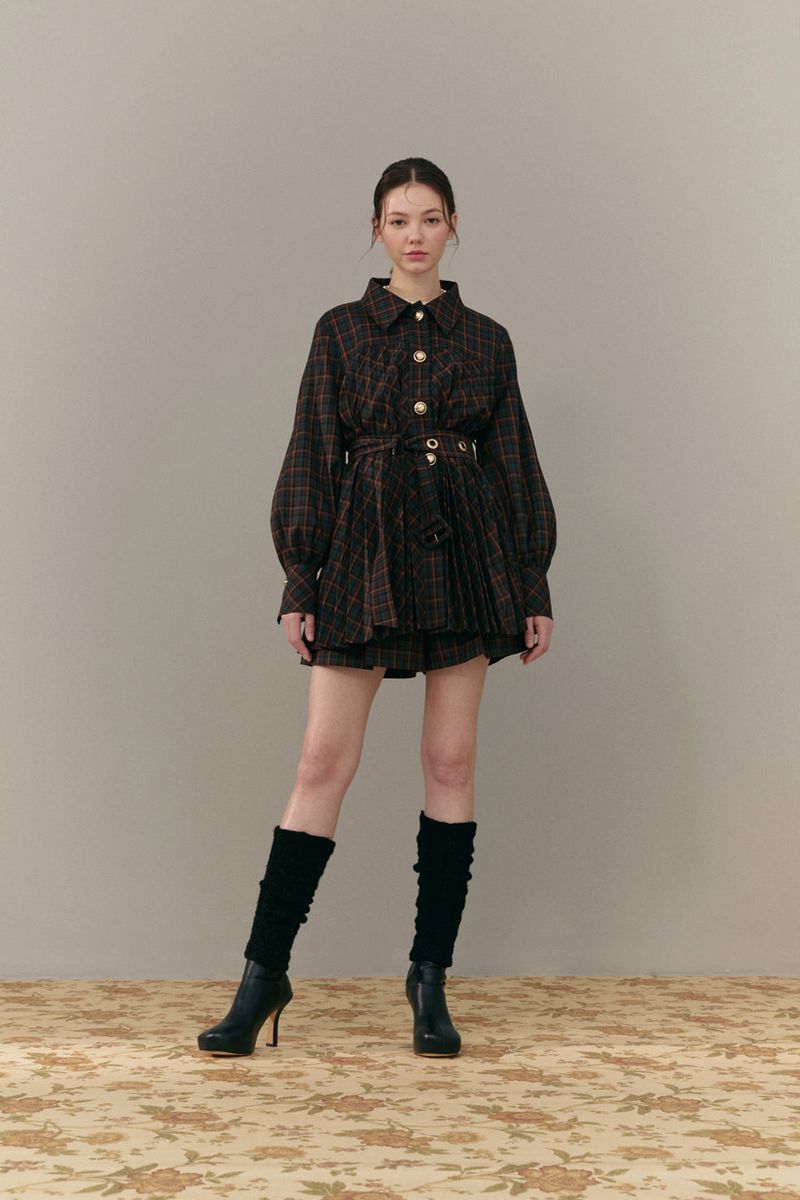 Pleated jacket