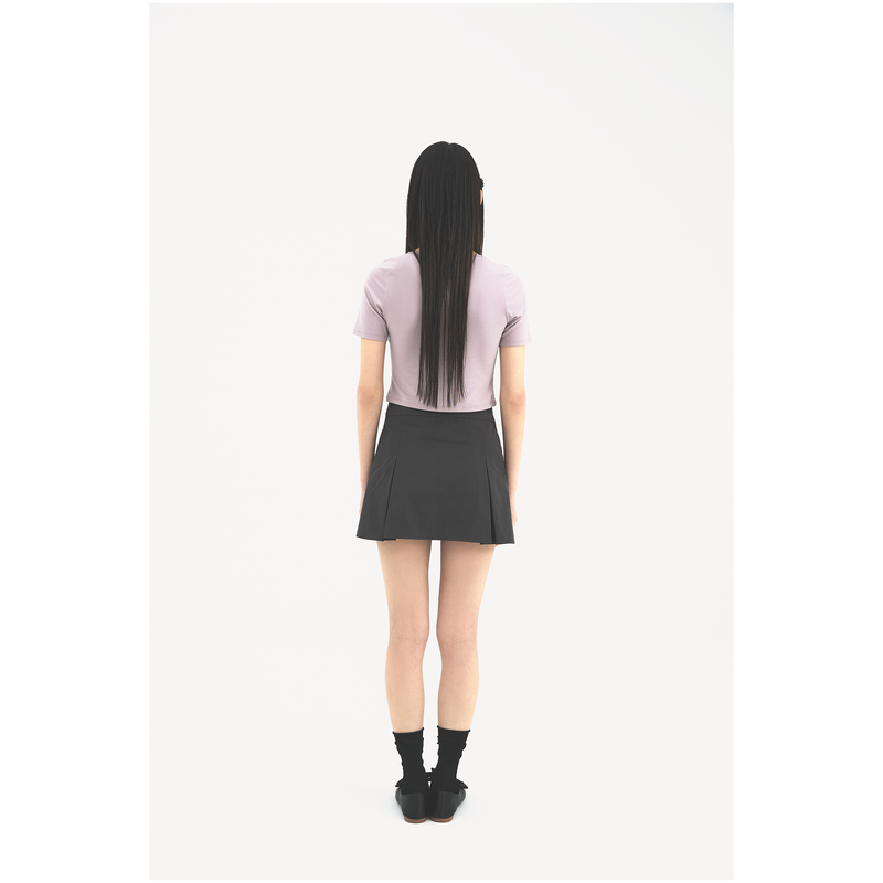 Ribbon pleats skirt