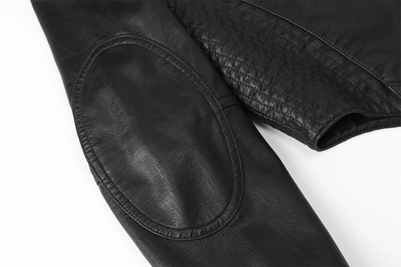 Bella leather jacket - black