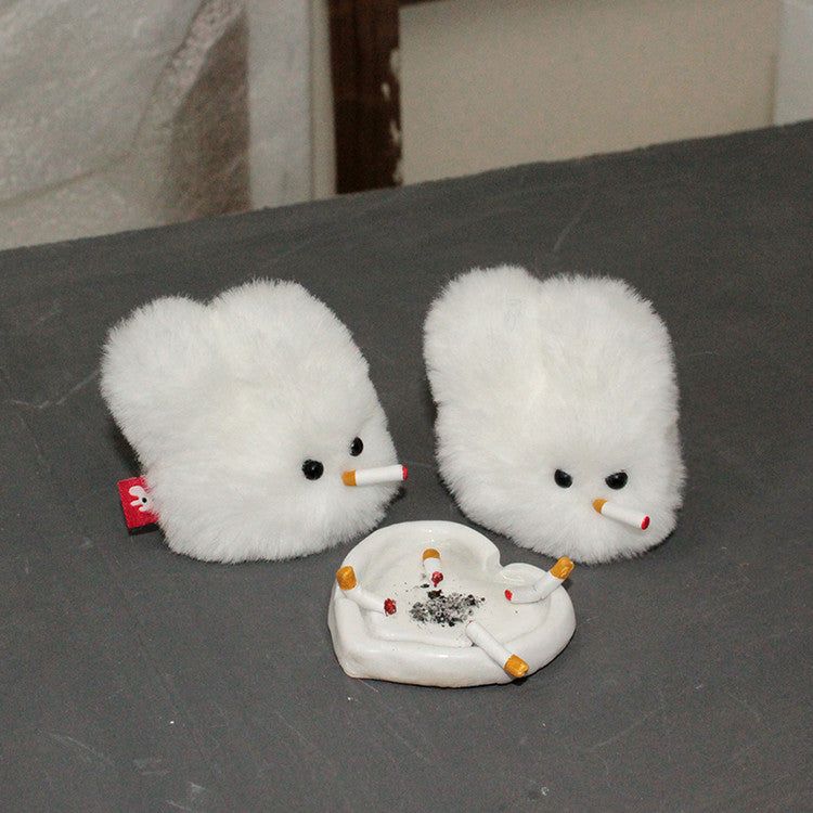 Surinuggets（スリナゲッツ）の「[MADE] シガーバニー (white)（トイ/キーホルダー）」