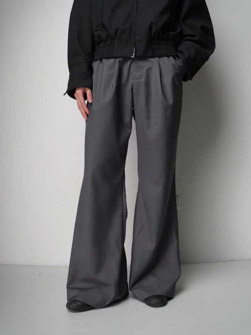 PT7 Slight Flare Trousers
