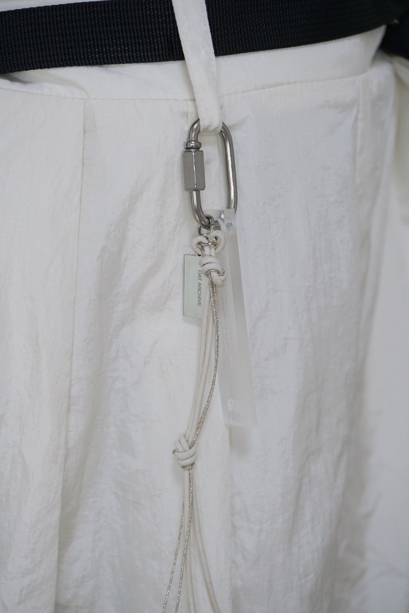 Multi knot keyring 01 [white]