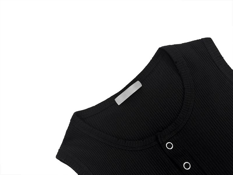 Bertin Henley-Neck Sleeveless