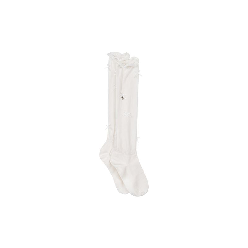 Ribbon Party Knee Socks (4colors)