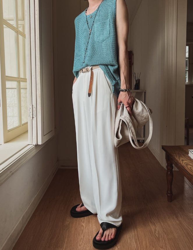 Trui Cooling Semi-Banding Long Slacks