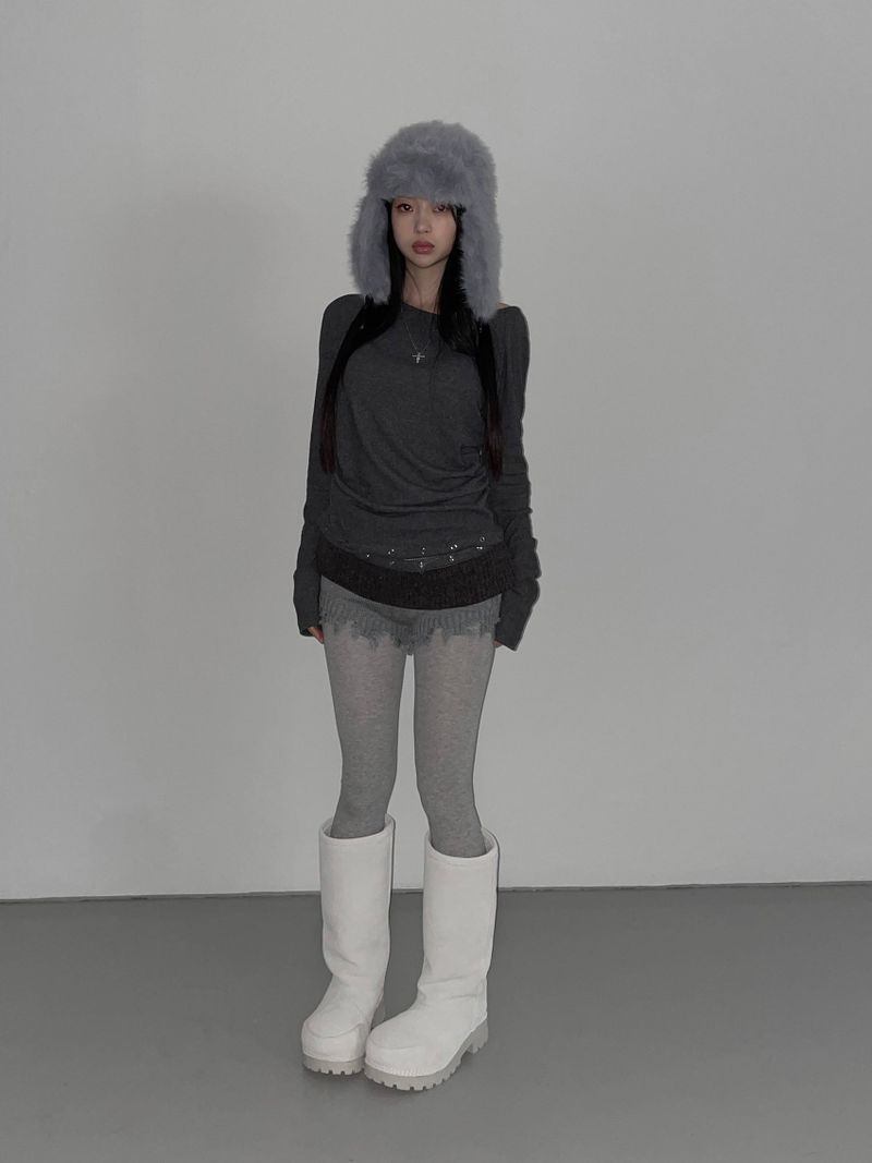 snow winter suede boots(3 color) 