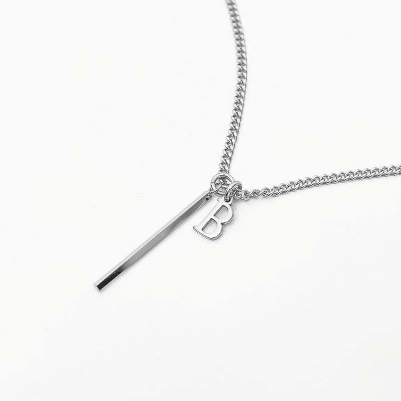 Men's Stick Bar Necklace Chain_CLEF MINI COS NEC