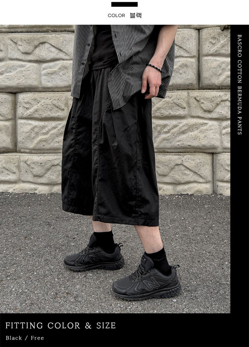Bascro Cotton Bermuda Pants