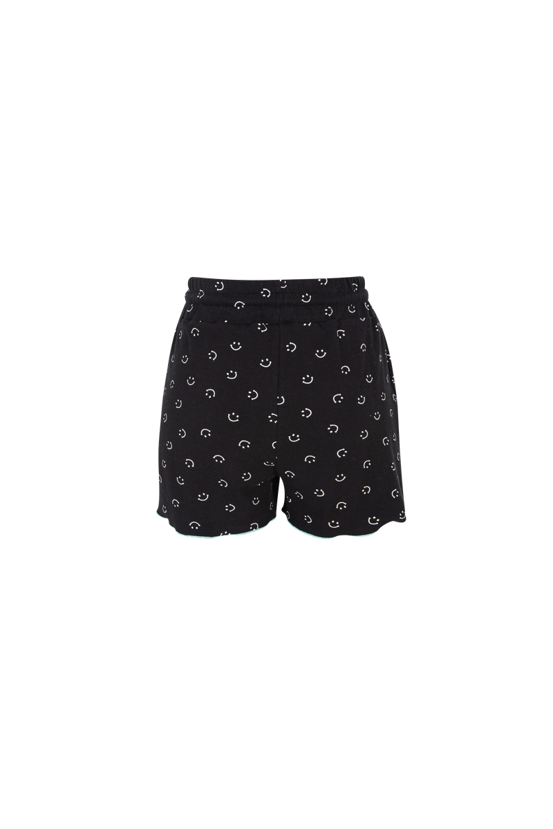 smile shorts black