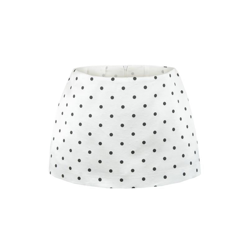 Cleo Satin Dot Micro Skirt