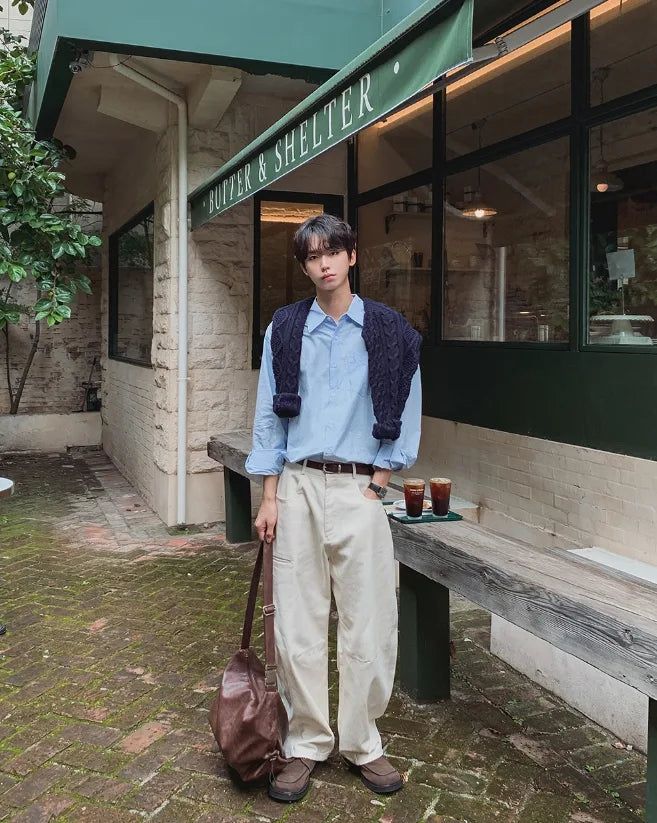 Rior Curved Cut Balloon Pants