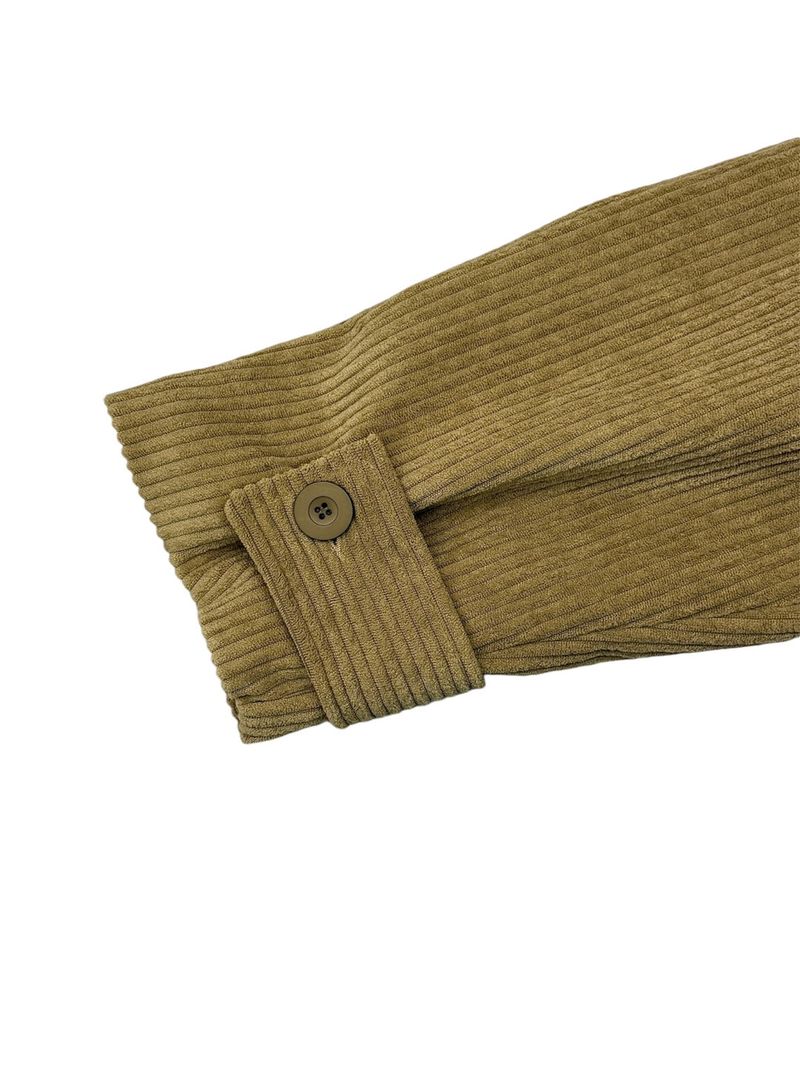 Ribbed Corduroy Duffle Coat (3 Colors)