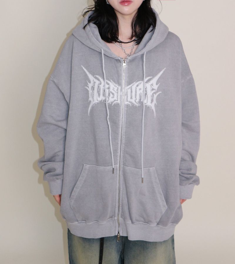 (For men and women) RT Pigment Two-Way Hood Zip-Up