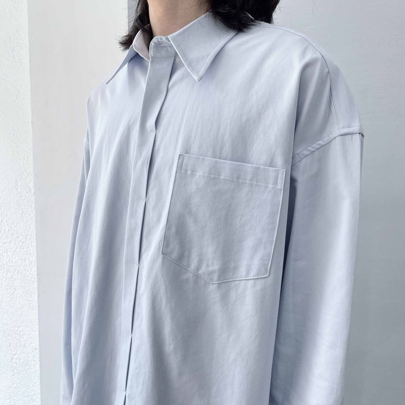 Sharp Silhouette Long-Sleeve Shirt