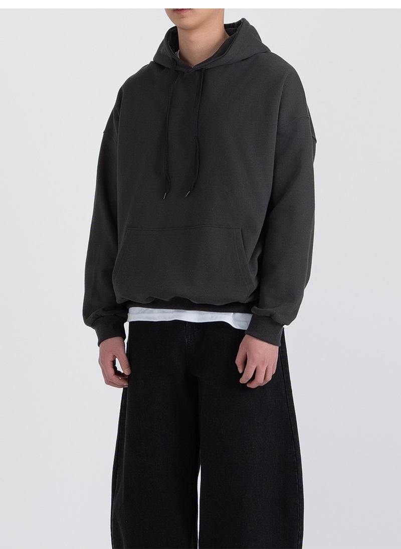 Authentic Relaxed Basic Hoodie Dark Gray