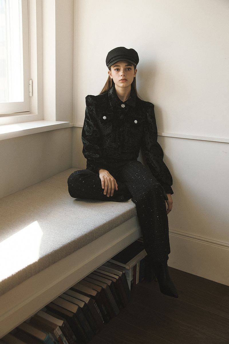 Velvet Jacket Black