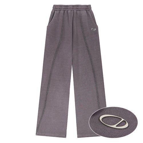 Pigment Cut-Off String Wide Pants