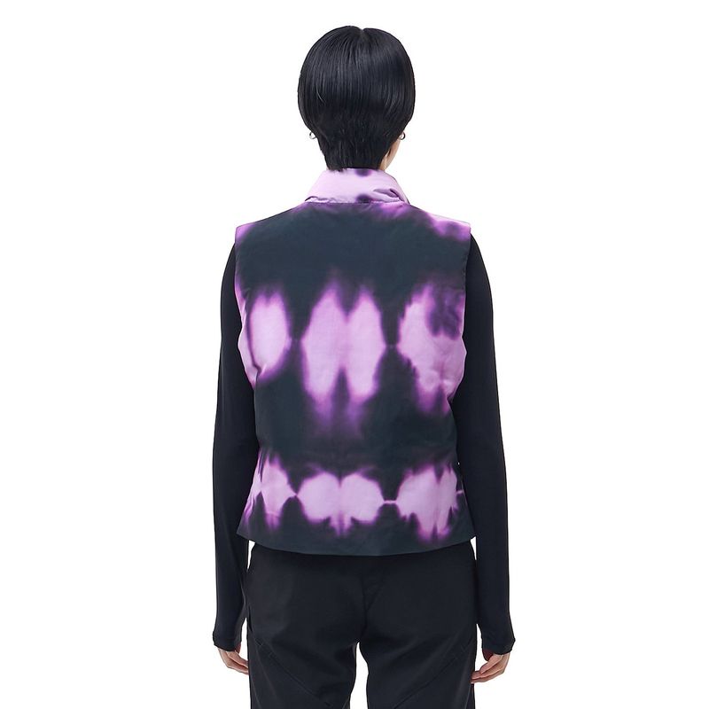 Colour Contrast Down Vest _ Purple