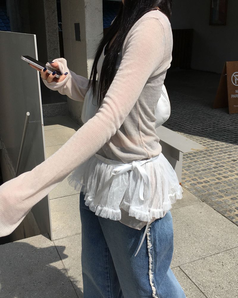 From skirt