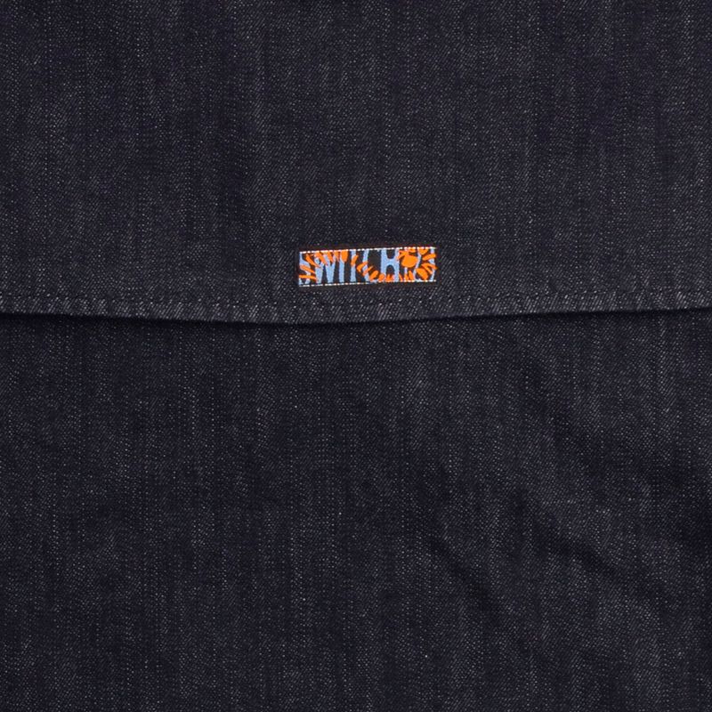 CROP SAILOR CALLAR DENIM JACKET (FOR WOMAN)_SYS1BL51DN