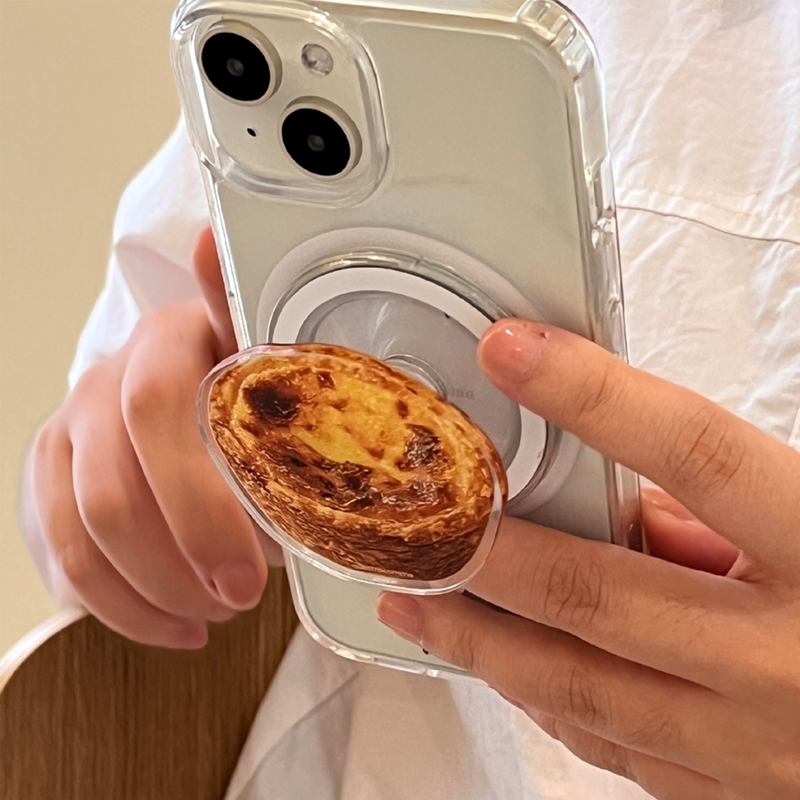 quattrocomma(クアトロコンマ)の「egg tart cookie dessert magsafe smart tok(Smartphone Accessories)」