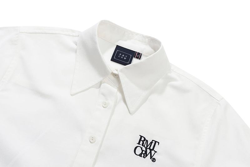 WOMANS BALLOON HALF SHIRT_WHITE