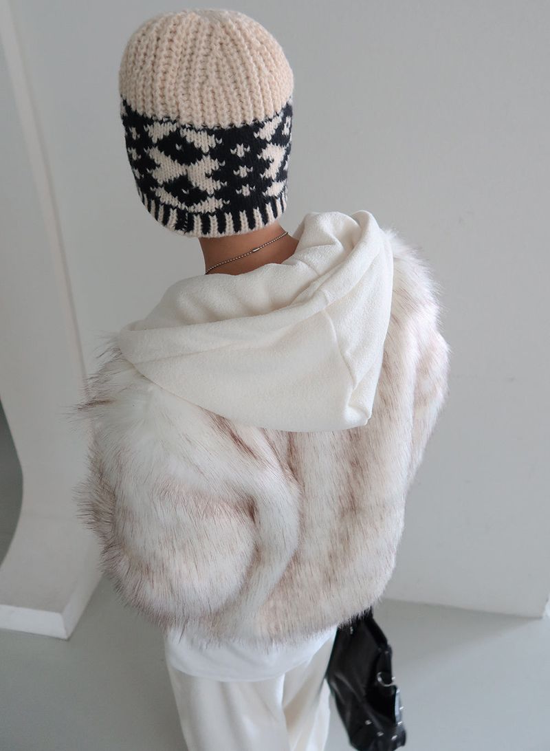 Argyle beanie bucket hat