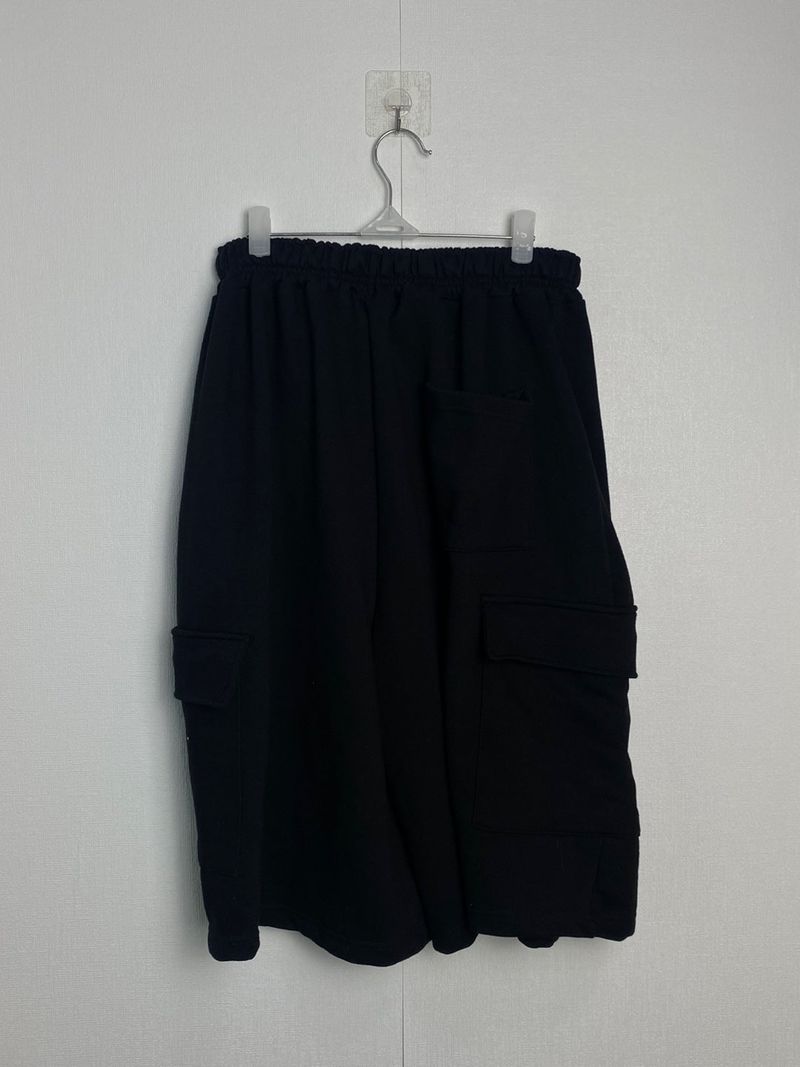 Strap sweat bermuda pants 2C