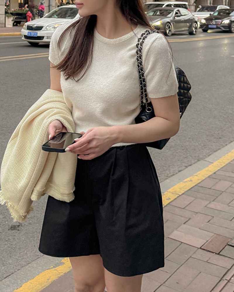 tromine short-sleeved knit