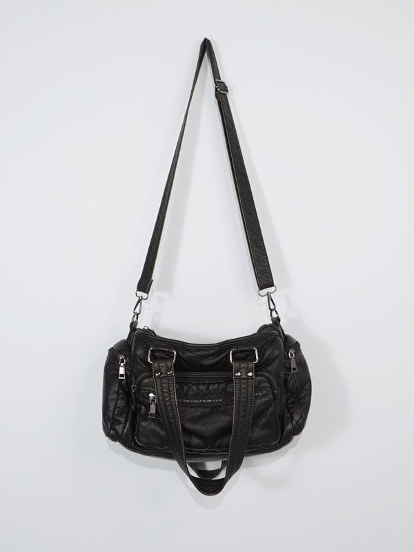 (UNISEX) Multi Pocket Vintage Cross Bag