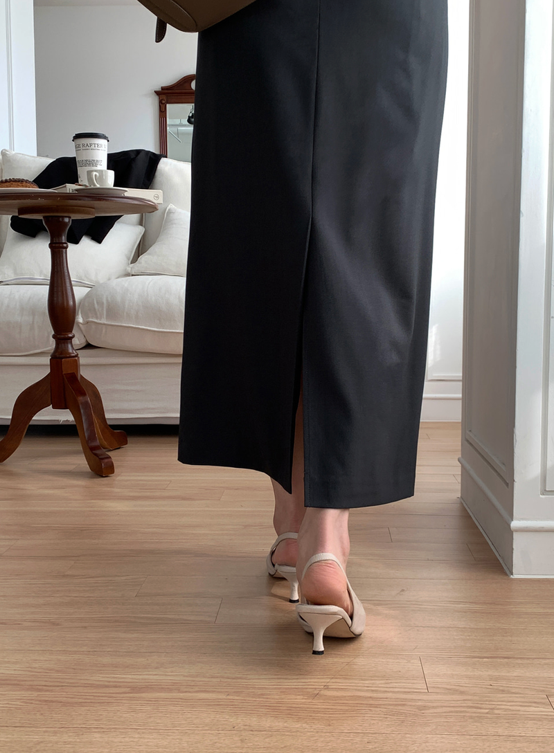 Setter Slit Belt Skirt / 4 colors