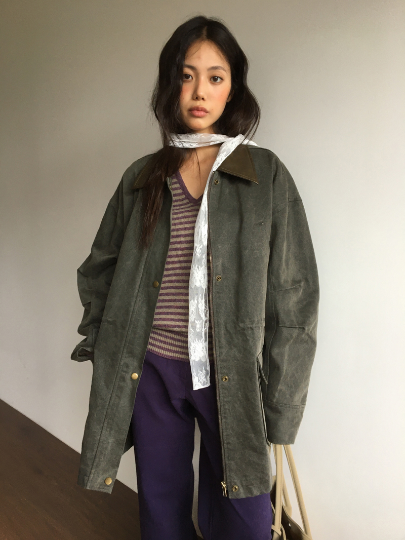 Foragers Washed Field Jacket (2color)