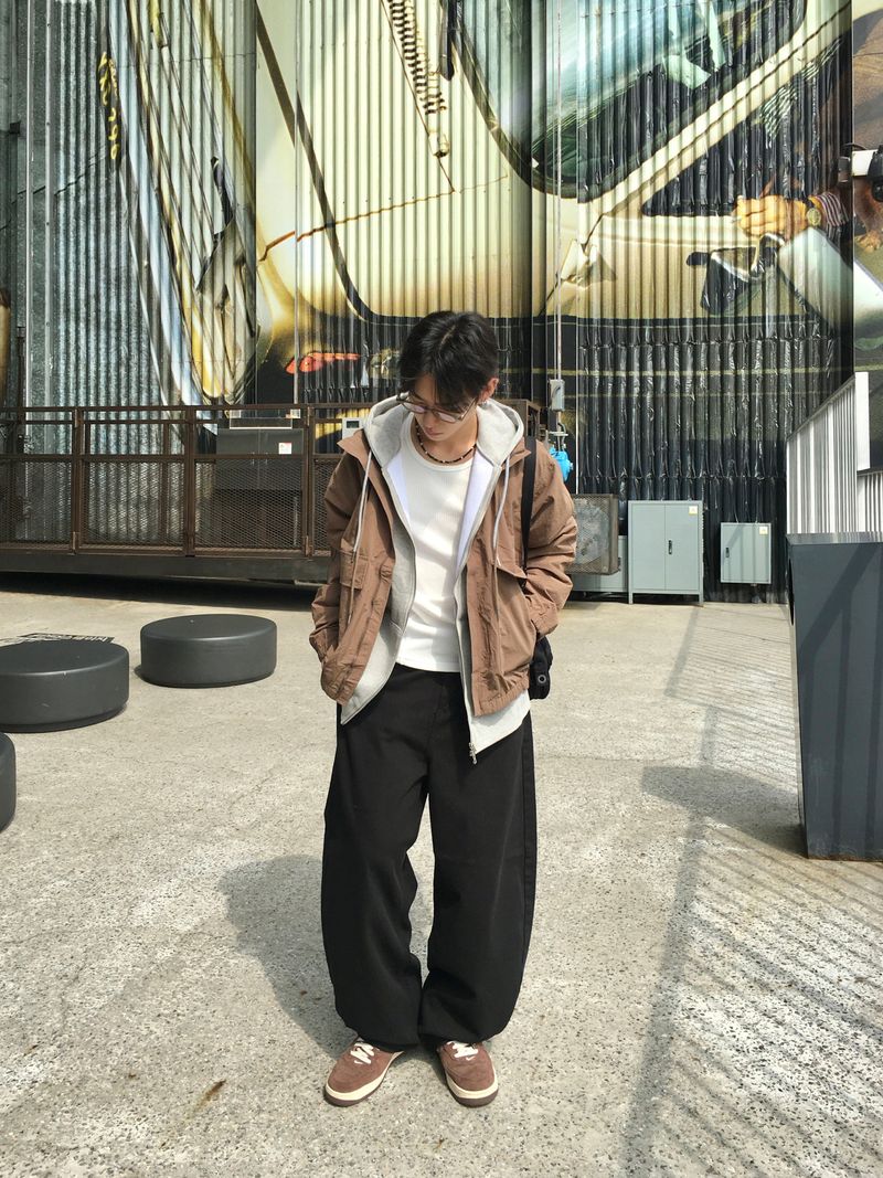 Uchi High Neck Windbreaker 4C