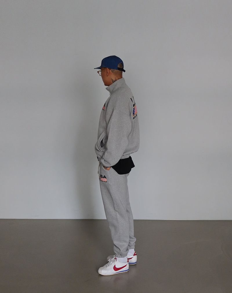 [UNISEX] American fleece zip-up jacket