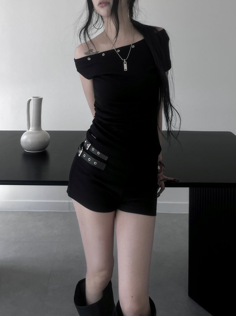 eyelet le mans short sleeves
