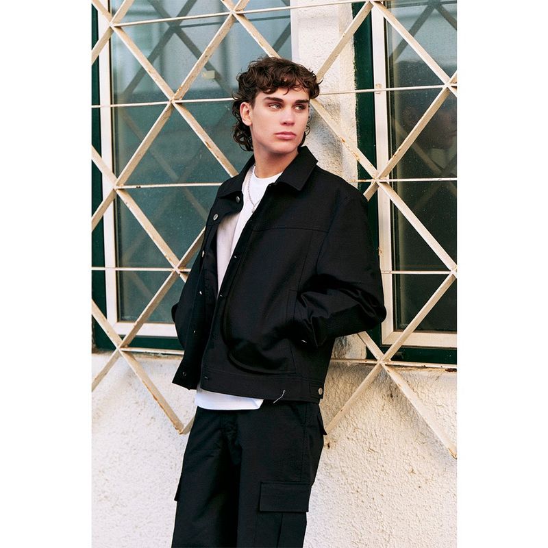 WING POCKET JACKET [BLACK]