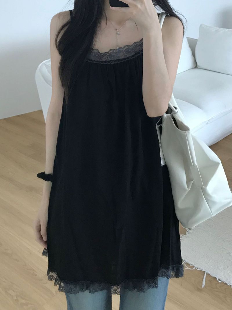 Robin Lace Mini Dress (2 colors)