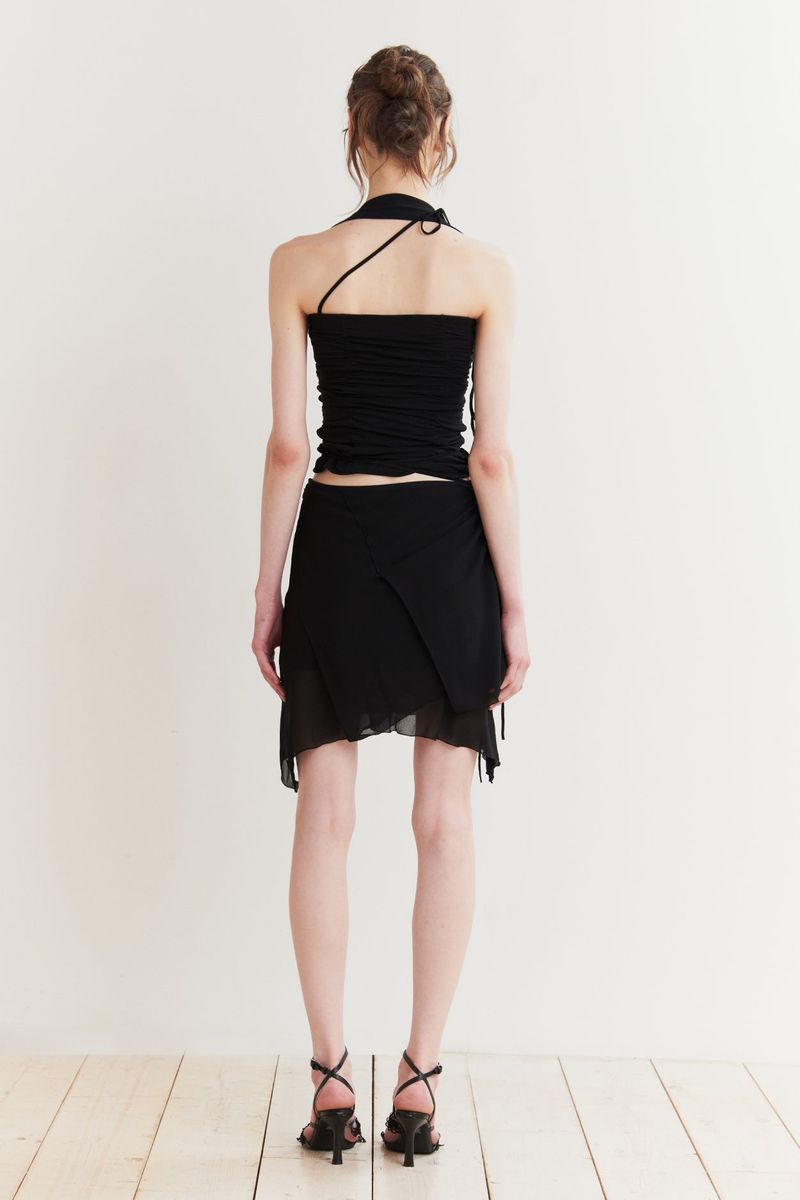 FAIRY HALTER TOP black