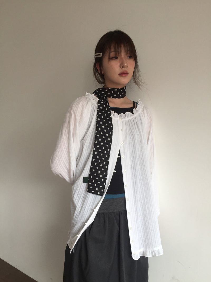 Movia Frill Blouse (2color)