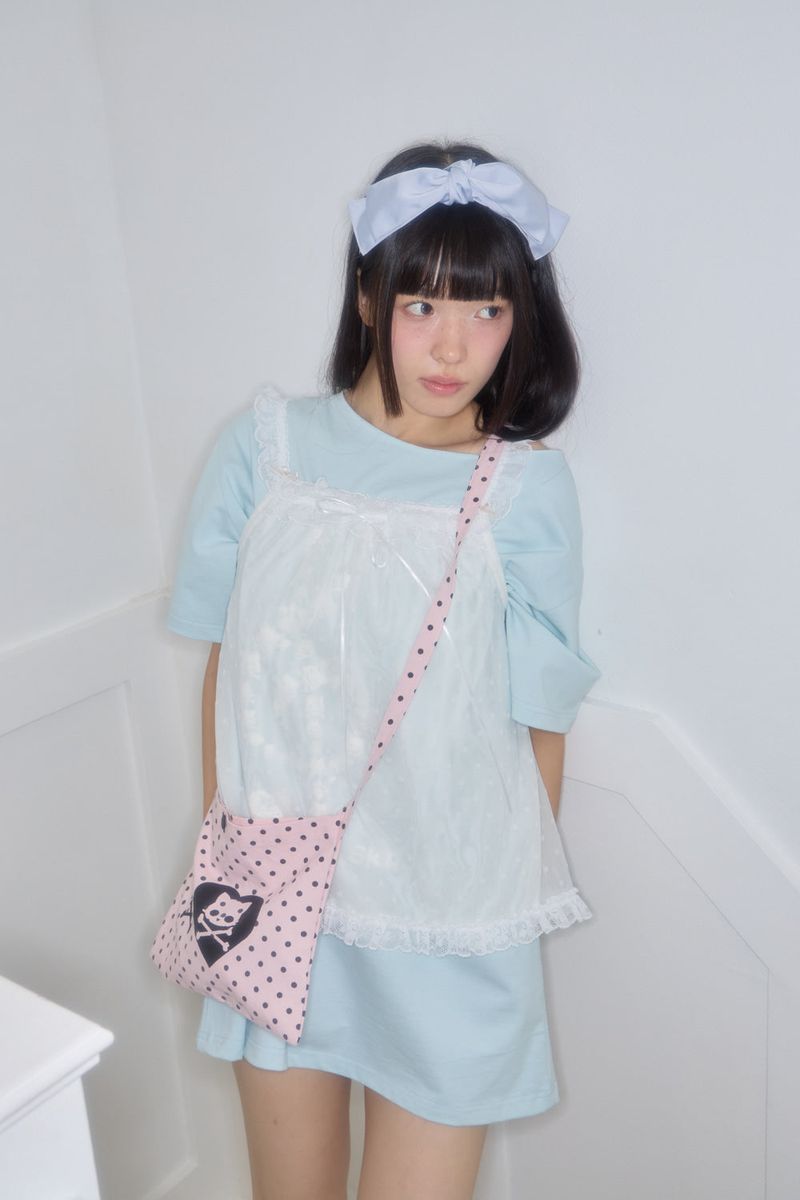 SHAKIRI（シャキリ）の「BABY DOT TULLE TOP (IVORY)（Tops）」