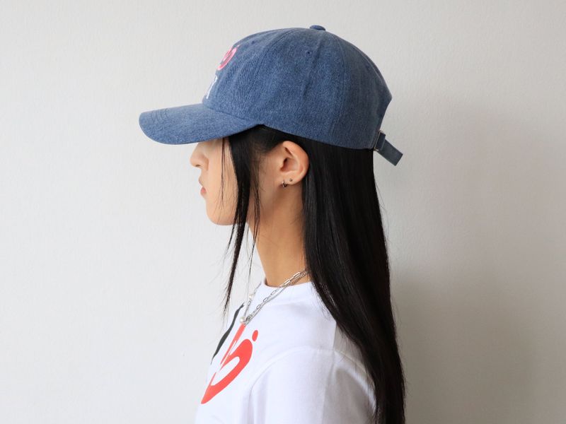I LOVE EX BALL CAP ( WASHING DENIM )