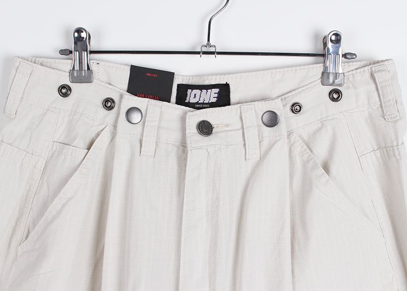 SNAP BERMUDA PANTS