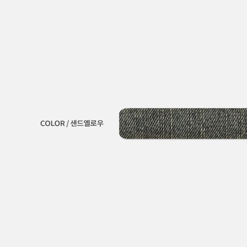 Sand Curved Denim Pants (S, M, L)