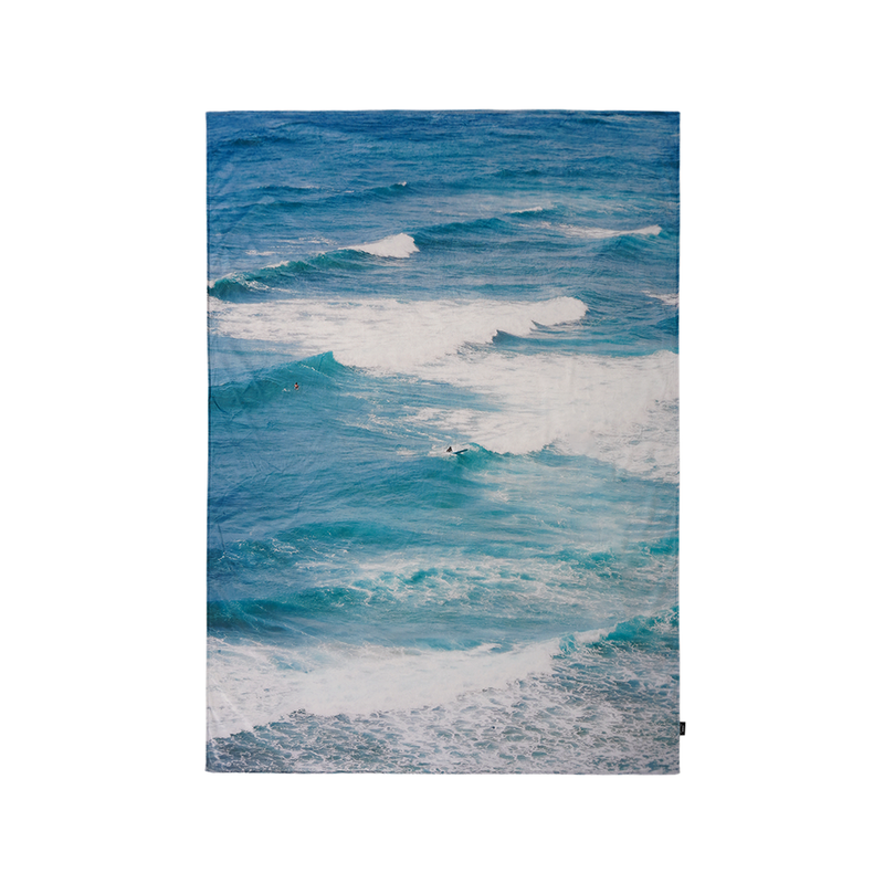 JEJU marine blue blanket - large