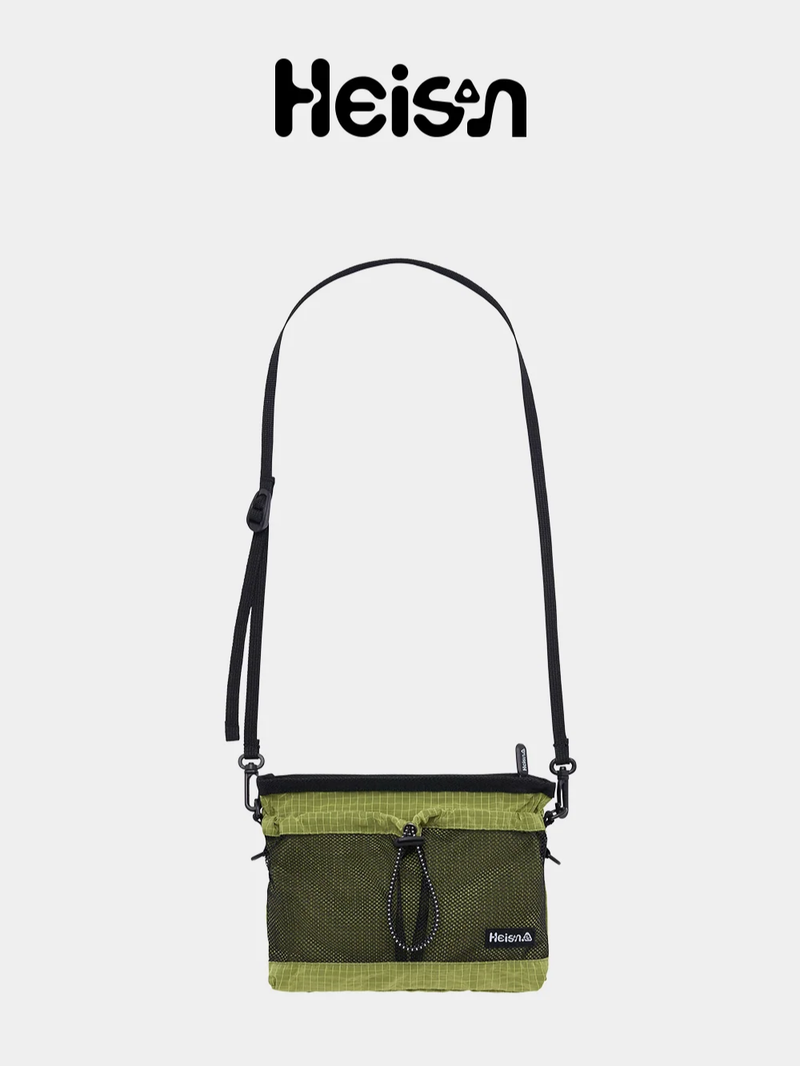 Mesh Pocket Sacoche Nylon Lime