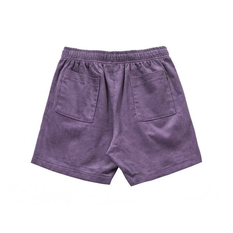 CORDUROY LOGO HALF PANTS PURPLE