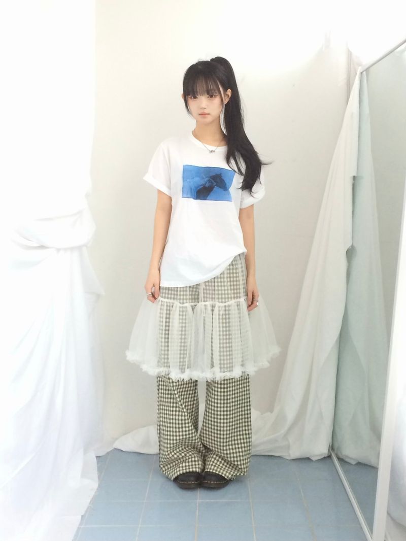 ner.ui.bin（ノエビン）の「Heart Pocket Check Pants（Pants）」