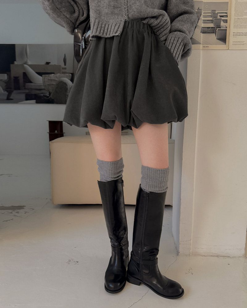 Balloon mini skirt