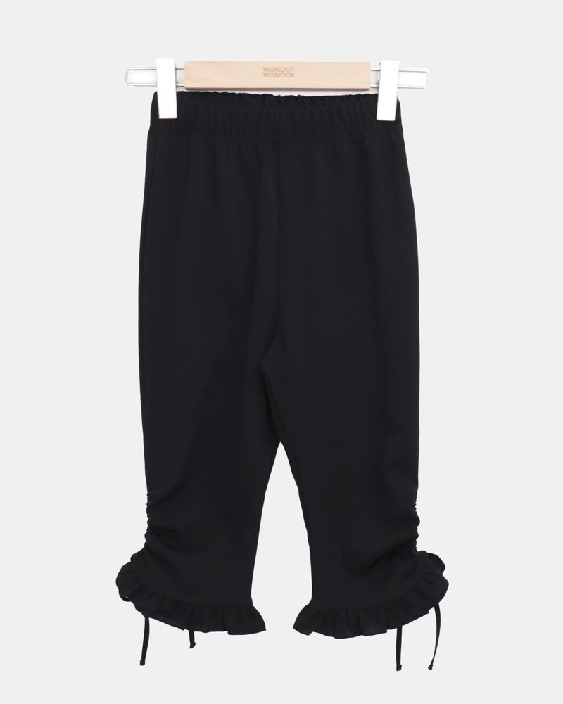 Minos Ribbon Frill Capri Pants