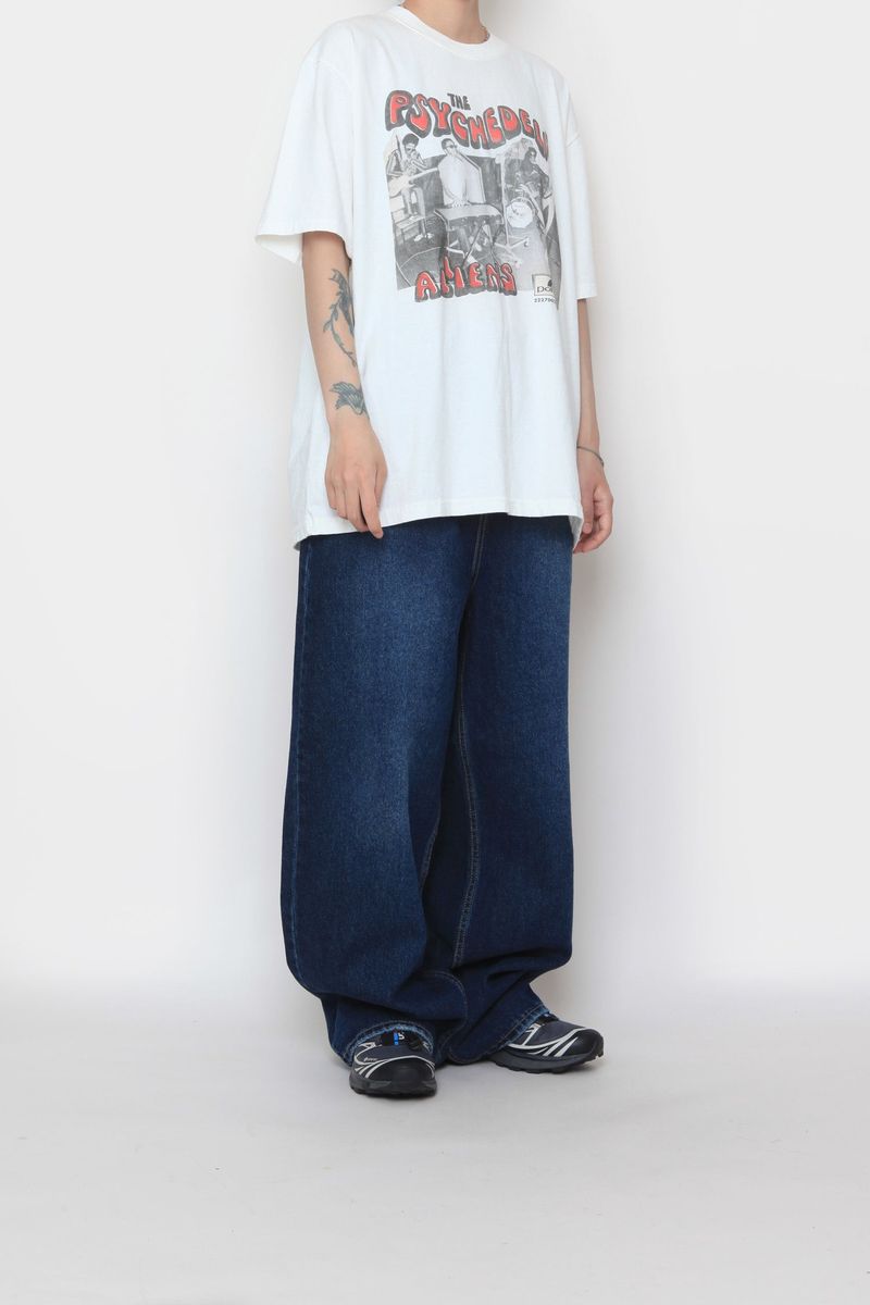 Bizo Snap Wide Denim Pants